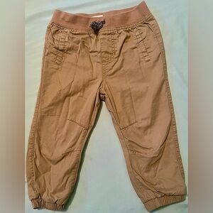 Toddler Boy’s Cat & Jack sz 18 Months Khaki Tan Jogger Pants